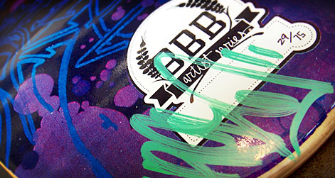 REZO BBB LTD artist series skateboard